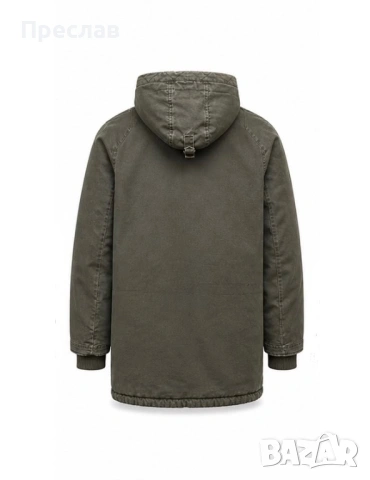 НОВО мъжко яке – маслинено зелено (army green), размер L (EU 50), снимка 3 - Якета - 54414794