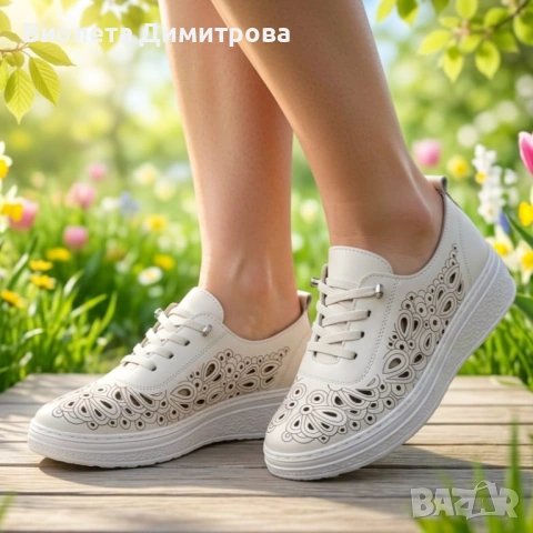 Дамски пролетни обувки в два цвята 36-42