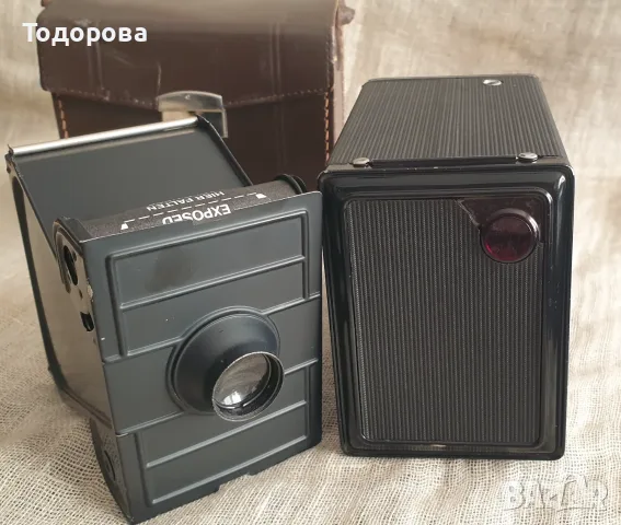 Старинен фотоапарат Agfa / Куб/ , снимка 3 - Антикварни и старинни предмети - 55424184