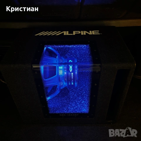 Alpine бас каса и усилвател комплект, снимка 4 - Аудиосистеми - 54308018