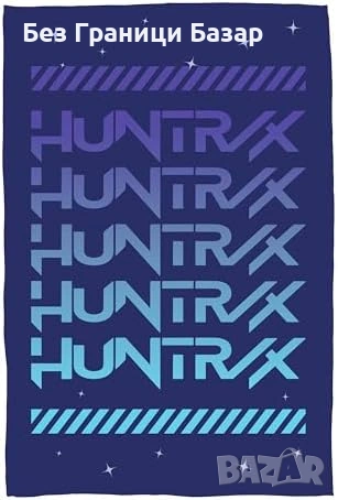 Ново Netflix K Pop Demon Hunters Huntrix Меко Топло Поларено Одеяло 100x150см За Легло Диван Къмпинг