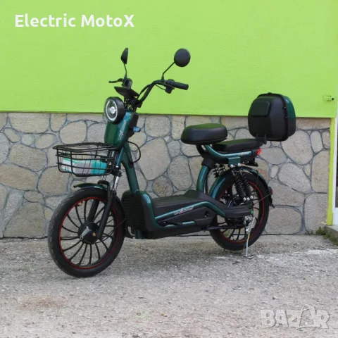 Електрически двуместен скутер – велосипед със 20″ гуми, 1200W, 60V/20Ah