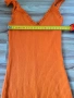 Zara оранжева рипсена миди рокля размер S дамска bodycon рокля, снимка 7