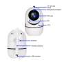 Wi-fi камера с облак + карта памет 64GB , снимка 2