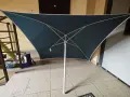 КВАДРАТЕН ПЛАЖЕН ЧАДЪР PARUV 125, UPF 50+, 1 МЯСТО, СИН, снимка 2