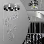 Полилей с кристални елементи и LED/крушки GU10, 5x GU10 (крушки не са включени), снимка 2