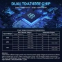 аудио Усилвател 2+1  2x160 W + 220 W  субуфер Bluetooth TDA7498E Chip, снимка 5