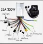 Много добър универсален кит контролер с дисплей 24 36 48v 350-500w, снимка 2