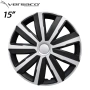 Тасове за джанти Versaco Drift Silver/Black - 14'', 15'' или 16'', снимка 2