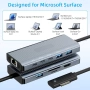 Нова Docking Station SD962 за Microsoft Surface – 10 в 1,USB-C PD 100, Etherner, 4k HDMI, снимка 7