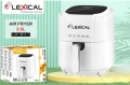 Фритюрник с горещ въздух Lexical Airfryer LAF-3011-1/2 1200W 3.5L бял/черен, снимка 3