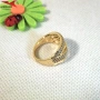 Пръстен с 14К златно покритие 224890, снимка 3