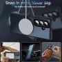 Samsung Galaxy Z Fold 7 магнитен калъф с регулируема стойка , полупрозрачен мат – Черен, снимка 2
