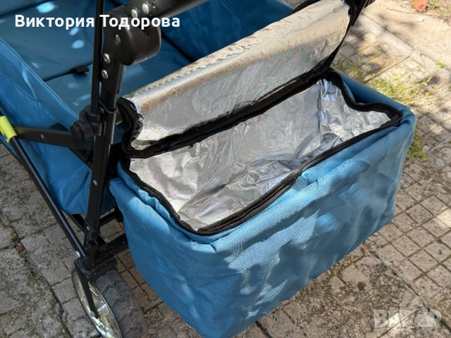 Количка за пикник и плаж, снимка 3 - Къмпинг мебели - 54668670