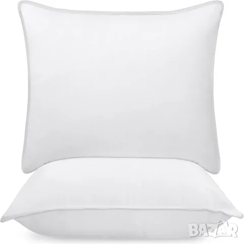 Нов Комплект 2 бр. Премиум Възглавници за Спане Utopia Bedding (80х80 см, Антиалергични)