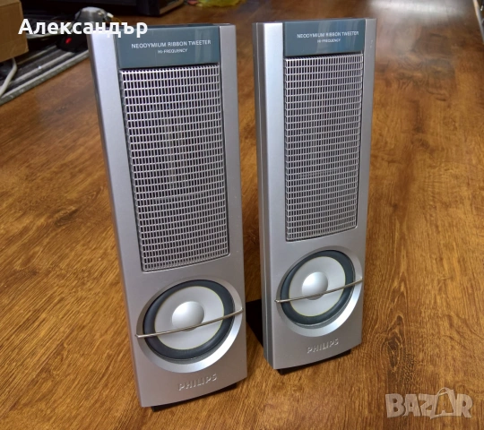 Съраунд тонколони Philips, 8 Ohms, Neodymium Ribbon Tweeter
