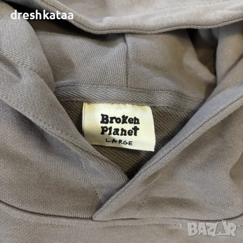 Broken Planet Hoodie Brown, снимка 4 - Суичъри - 55417227