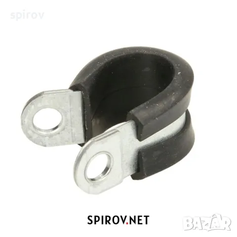 P‑скоба за кабели и маркучи метална с гумена подложка (6–70 mm), снимка 4 - Части - 55701031