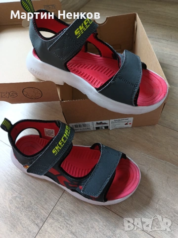Сандали Sketchers 35 номер, снимка 7 - Детски сандали и чехли - 54653627