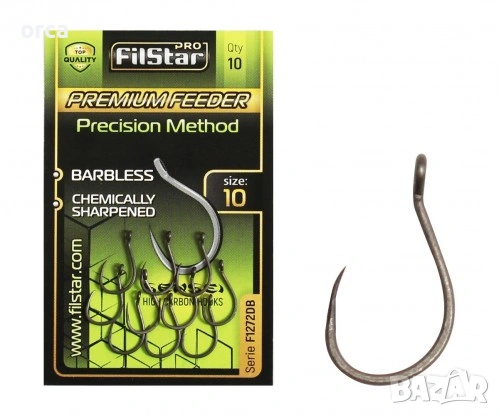 Куки без контра FilStar Sensei Premium Method Feeder F1272DB 10бр
