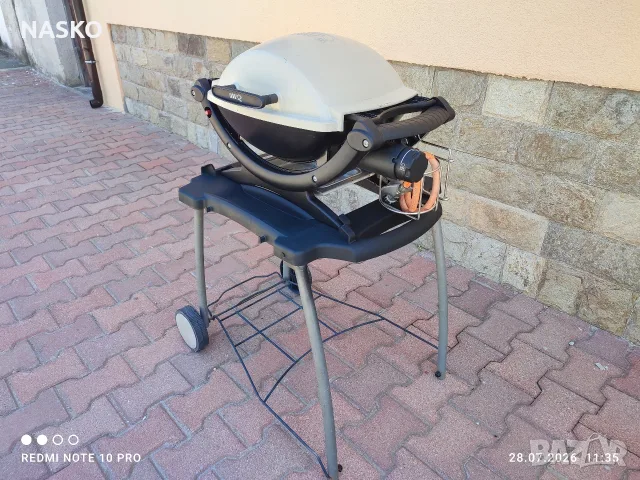 ГАЗОВО БАРБЕКЮ WEBER Q1000, снимка 2 - Барбекюта - 55458911