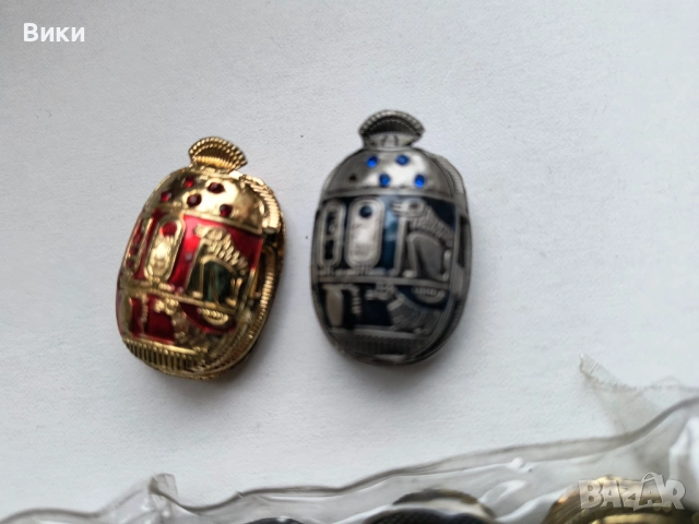 Магнити за хладилник египетския бръмбар Скарабей 5 броя , снимка 8 - Антикварни и старинни предмети - 54012855