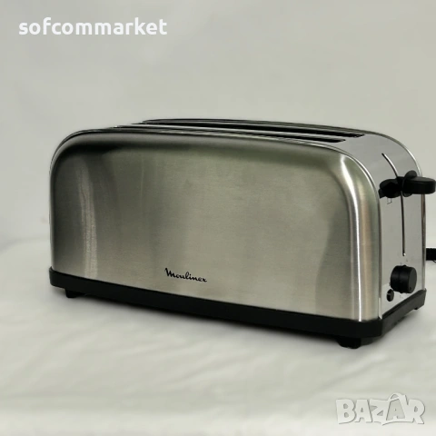 НОВ Тостер Moulinex Classic LS330D (1400W, за 4 филии) – С гаранция!, снимка 2 - Тостери - 54689158