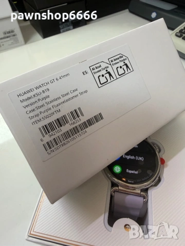 Смарт часовник Huawei Watch GT 6, 41MM, Steel Stainless Steel Case, Purple Fluoroelastome, снимка 7 - Смарт часовници - 54676826