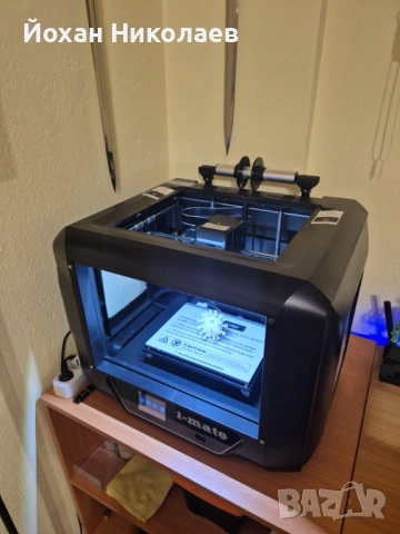 Отличен 3D принтер Qidi i-mate, снимка 3 - Принтери, копири, скенери - 54092990