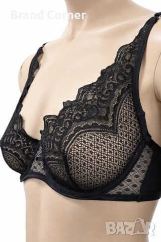 Hunkemöller черен дантелен сутиен 70E, снимка 2 - Бельо - 54514860