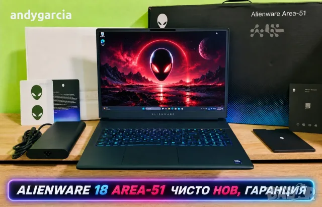 Dell Alienware 18/NVidia RTX 5070 8GB/Core Ultra 7 255HX/16GB RAM/1TB/18 Quad HD 144hz 100% DCI-P3
