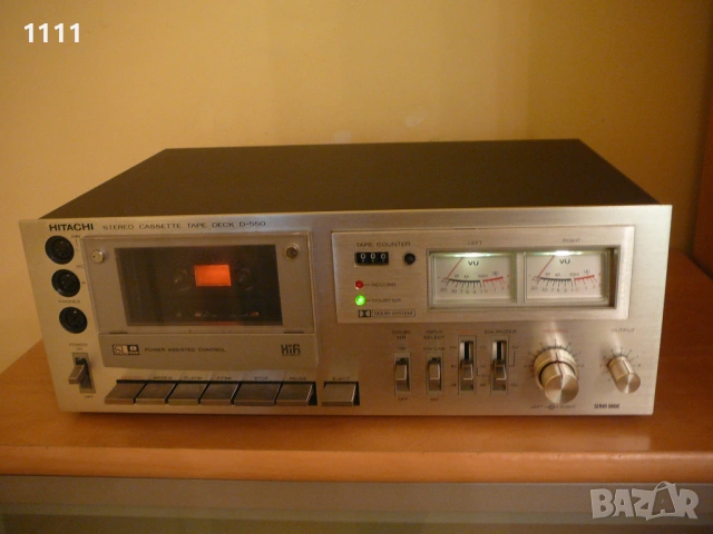 HITACHI D-550, снимка 4 - Ресийвъри, усилватели, смесителни пултове - 54938212