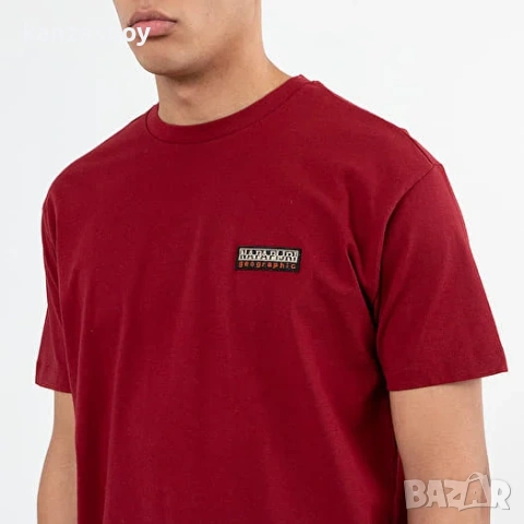 NAPAPIJRI Sase Tee Cherry Bordeaux - мъжка тениска р-р M