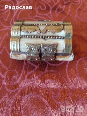 стара кутия / кутийка от Камилска кост, снимка 3 - Антикварни и старинни предмети - 53982861