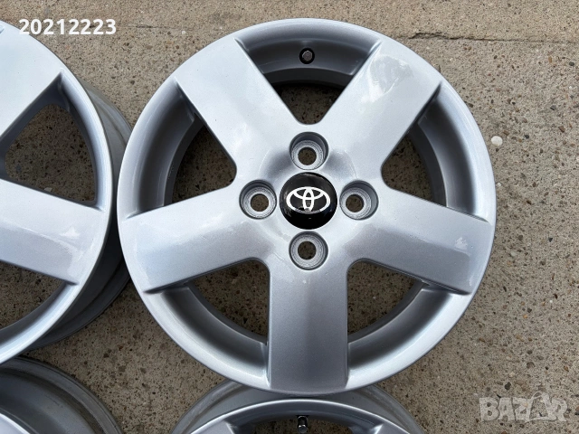 4 броя алуминиеви джанти за Toyota Aygo 14, снимка 8 - Гуми и джанти - 55176472