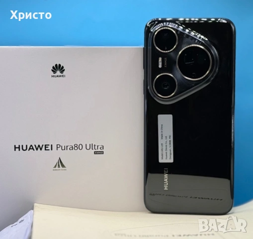 ГАРАНЦИОНЕН!!! Huawei Pura 80 Ultra, 512GB, 16GB RAM, Golden Black 
