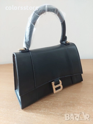 Черна чанта Balenciaga-IM73j, снимка 4 - Чанти - 54234347