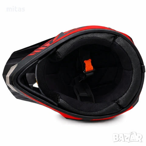 Кросова каска FOX V2, Full Face, DOT Сертификат, Размер: XL, снимка 6 - Части за велосипеди - 52381970