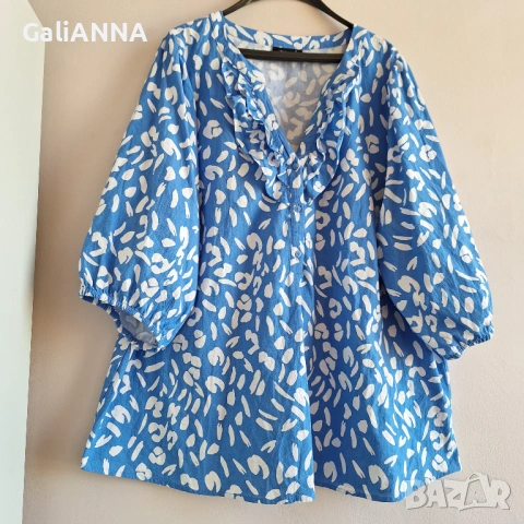 СТРАХОТНА ТУНИКА ZIZI 3XL-4XL, снимка 5 - Туники - 54393391