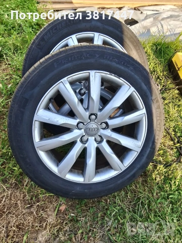 AudiQ 5 Q7 235 55 19 Aлуминиеви Джанти .Гуми mischelin., снимка 3 - Гуми и джанти - 55186446