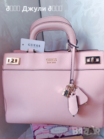Дамска чанта Guess 🌸 Оригинал, снимка 6 - Чанти - 53976839