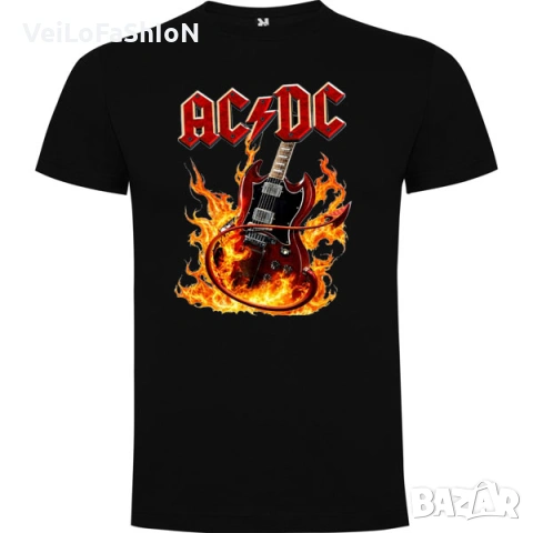 Нова мъжка тениска на музикалната група AC/DC