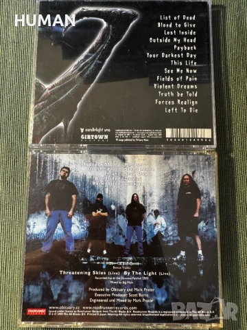Carcass - Napalm - Obituary - Bolt - Hypocrisy , снимка 13 - CD дискове - 54713283