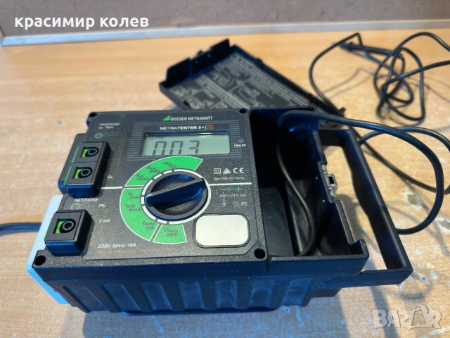 професионален уред за тестване на електрически инсталации и уреди"Gossen Metrawatt Metratester 5"