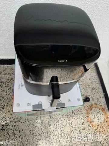 Фритюрник с Горещ Въздух Еърфрайър Bosch Series 4 MAF462B0 6.1L, Двойно Нагряване, 2050W, 7 Програми, снимка 3 - Фритюрници - 54486012