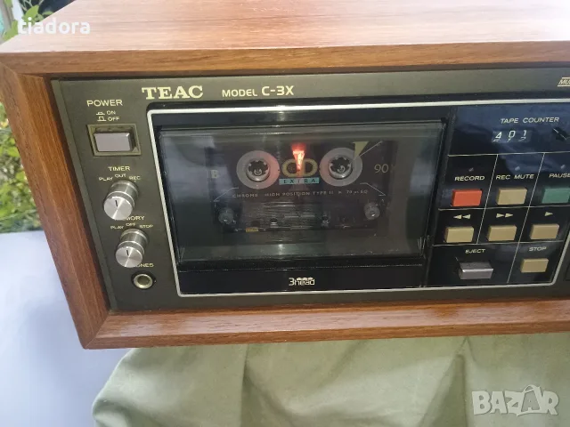  TEAC V-909RX и TEAC C-3X с оригинални дървени кабинети, снимка 6 - Декове - 55428128