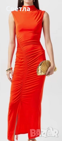 Червена рокля, Ted Baker/London. Нова, снимка 2 - Рокли - 54946082
