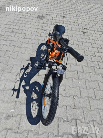 BG Алуминиев велосипед 20" NINJA оранж, снимка 4 - Велосипеди - 54864134