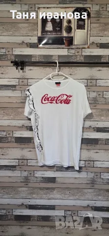 Pinko coca cola L-дамска тениска (А-185), снимка 9 - Тениски - 55686754