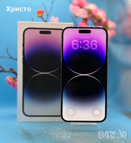 Apple iPhone 14 Pro Max, 128GB, 6GB RAM, 5G, Deep Purple  , снимка 4 - Apple iPhone - 54123809